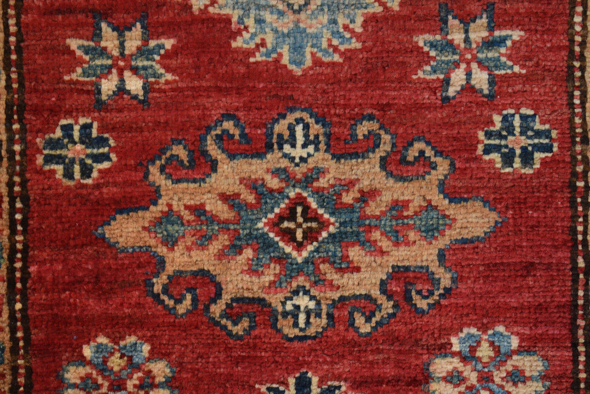 Supreme Kazak Red Rug 1.85m x 0.64m