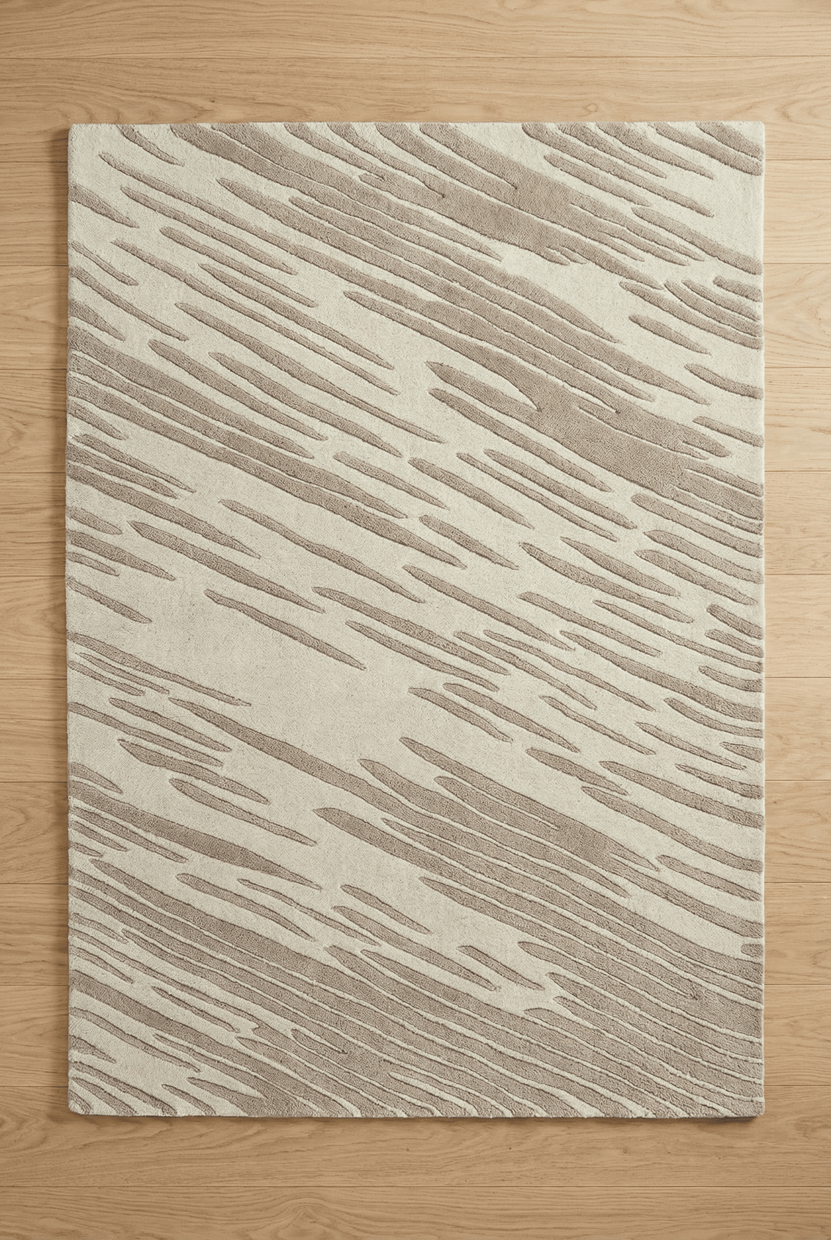 Aura Storm Natural / Grey Rug - Esselle Home