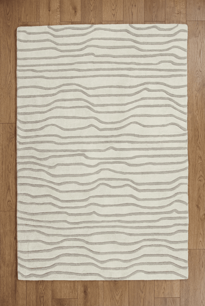 Aura Dune Grey Rug - Esselle Home