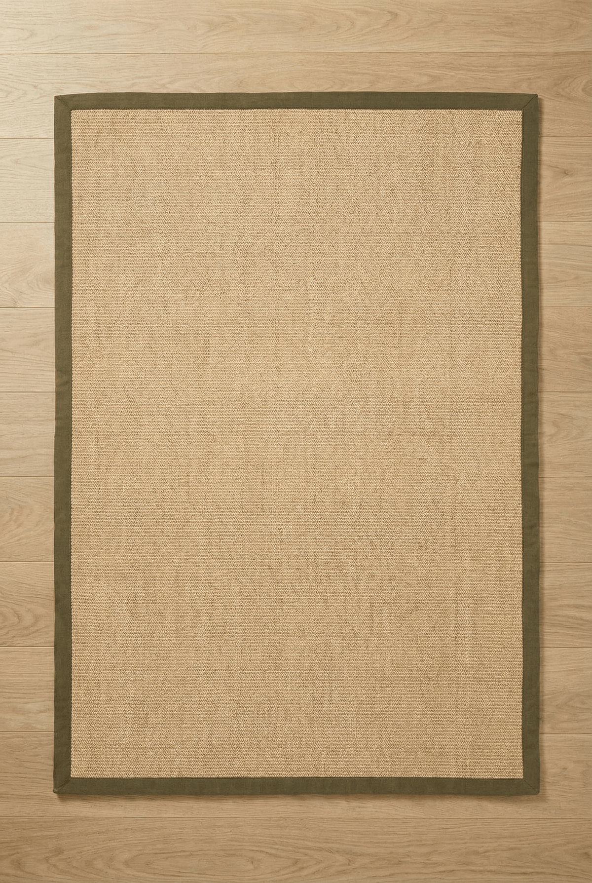 Swinton Sisal Jute Boucle Green Rug - Esselle Home