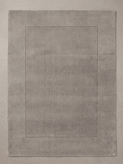 Esme Wool Silver Rug 200 x 290cm - Esselle Home