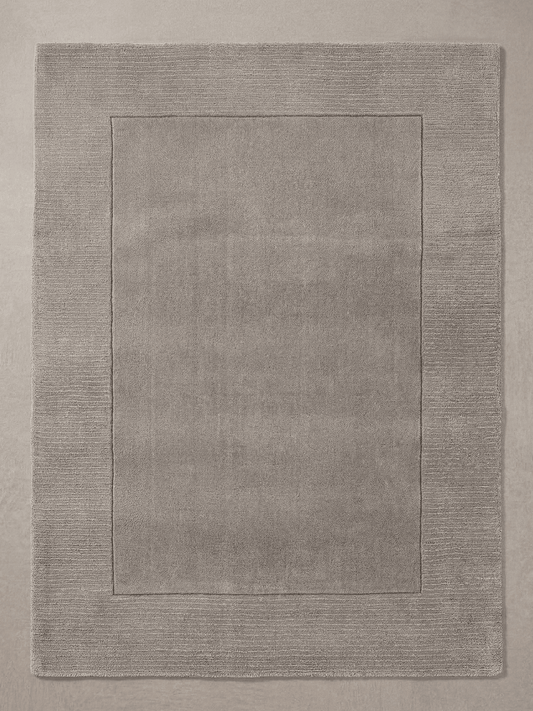 Esme Wool Silver Rug 200 x 290cm - Esselle Home