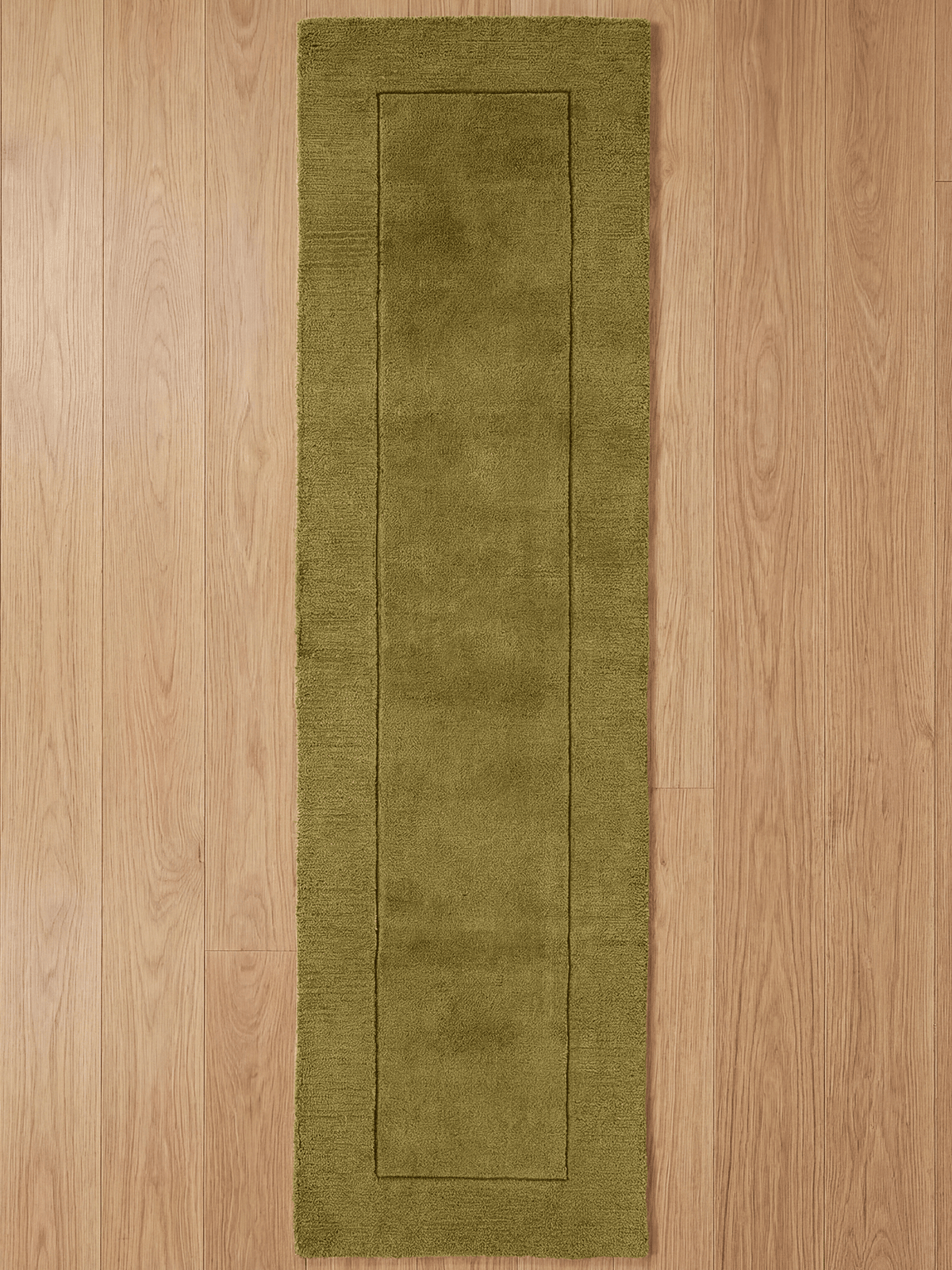 Esme Wool Olive Runner - Esselle Home