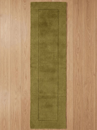 Esme Wool Olive Runner - Esselle Home