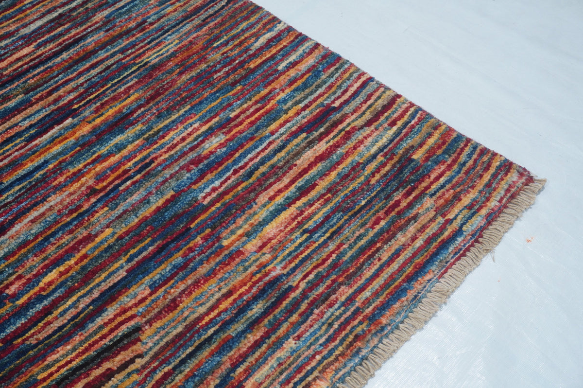 Stripe Gabbeh Multi Rug 1.98m x 1.48m
