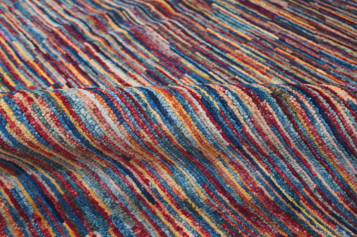 Stripe Gabbeh Multi Rug 1.98m x 1.48m