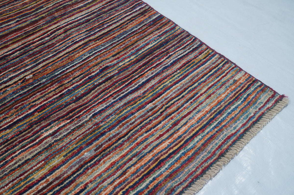 Stripe Gabbeh Multi Rug 1.98m x 1.48m