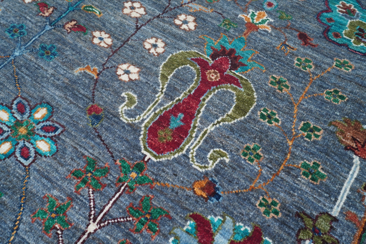 Sultani Grey Rug 2.43m x 1.73m