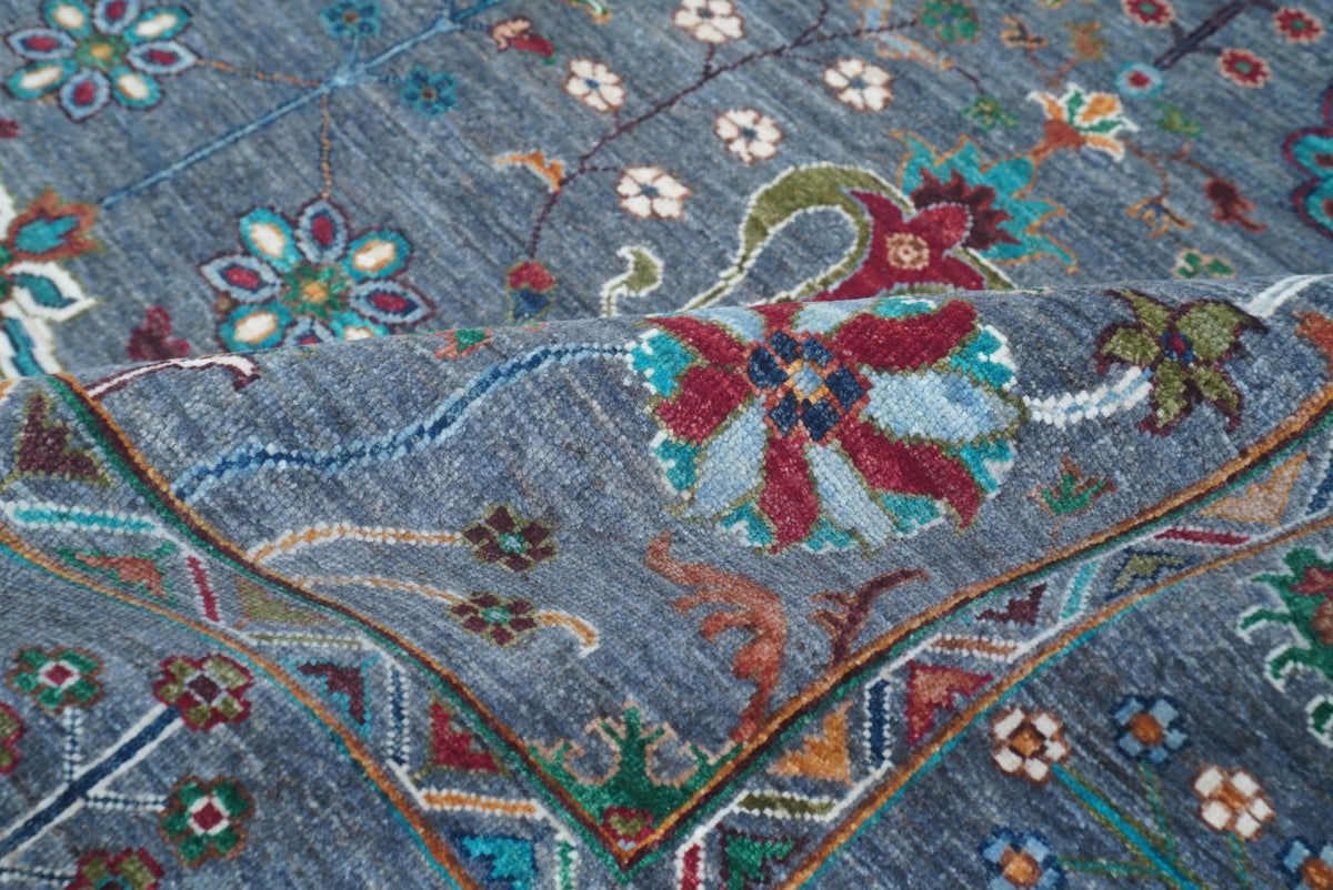 Sultani Grey Rug 2.43m x 1.73m