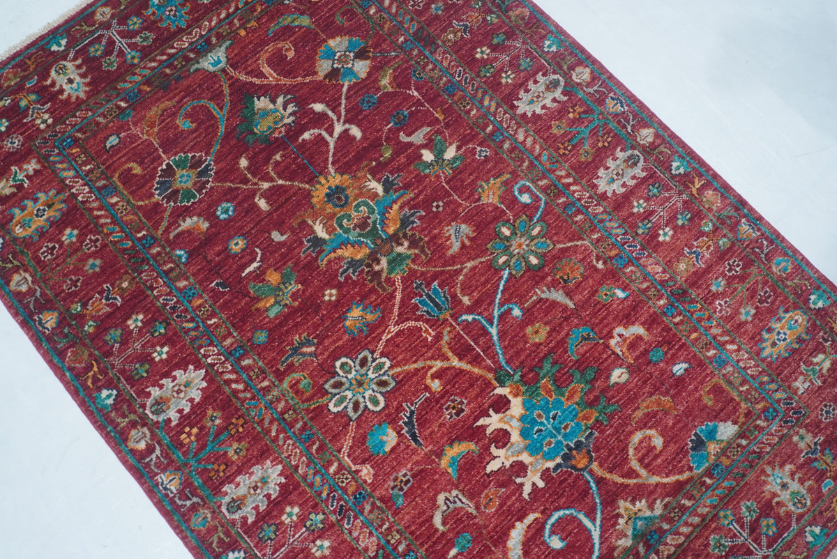 Sultani Red Rug 1.50m x 1.02m