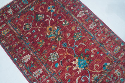 Sultani Red Rug 1.50m x 1.02m