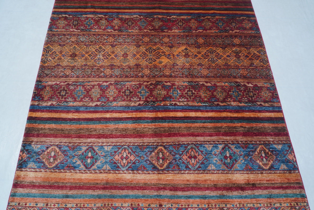 Khurjeen Red Rug 2.12m x 1.55m