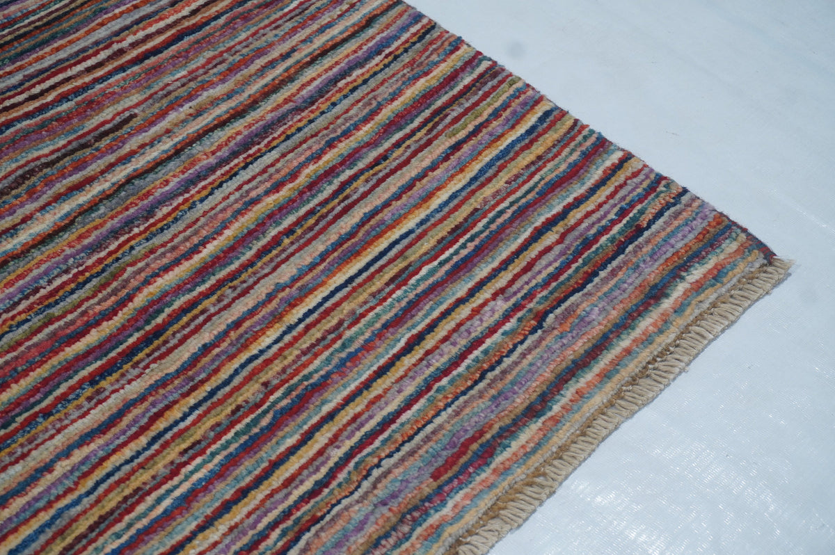 Stripe Gabbeh Multi Rug 1.81m x 1.19m