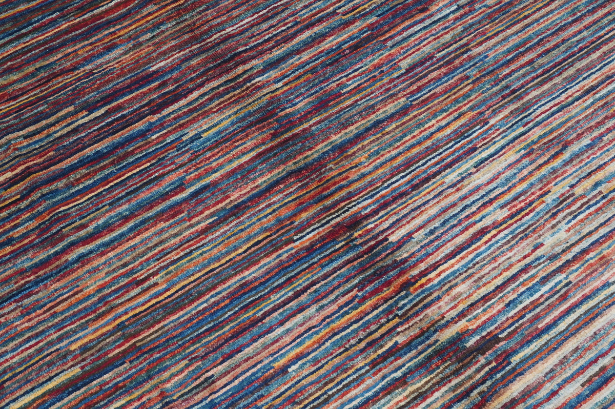 Stripe Gabbeh Multi Rug 1.96m x 1.45m