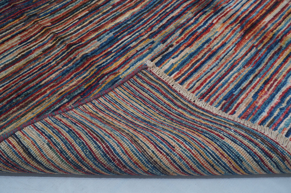 Stripe Gabbeh Multi Rug 1.96m x 1.45m