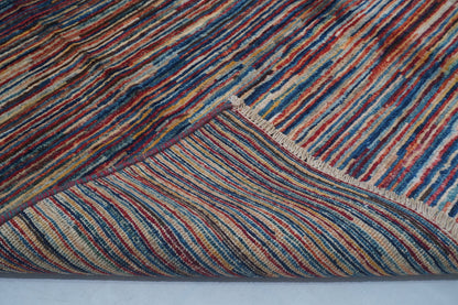 Stripe Gabbeh Multi Rug 1.96m x 1.45m