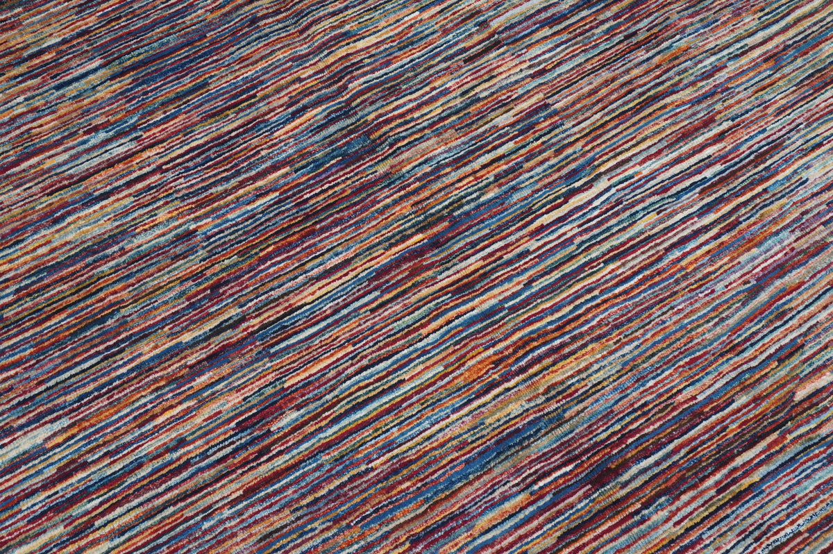 Stripe Gabbeh Multi Rug 1.95m x 1.46m