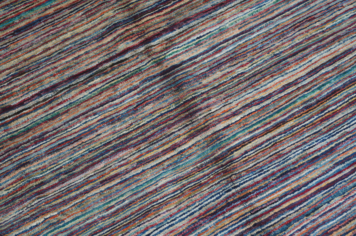 Stripe Gabbeh Multi Rug 1.94m x 1.51m