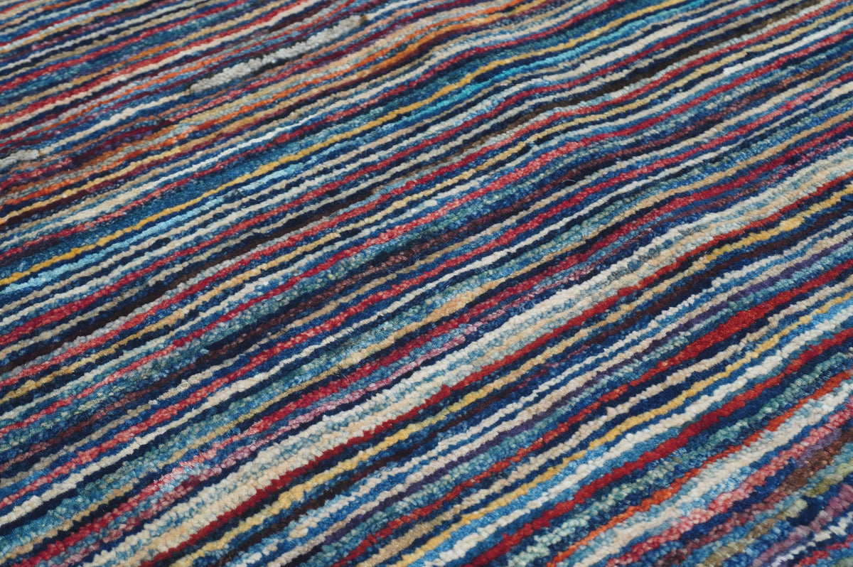 Stripe Gabbeh Multi Rug 1.94m x 1.51m