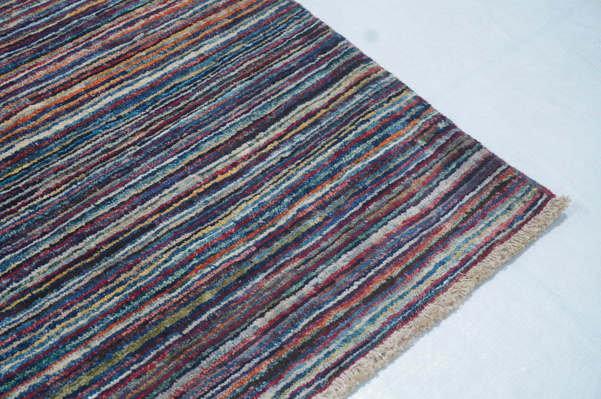 Stripe Gabbeh Multi Rug 1.94m x 1.51m