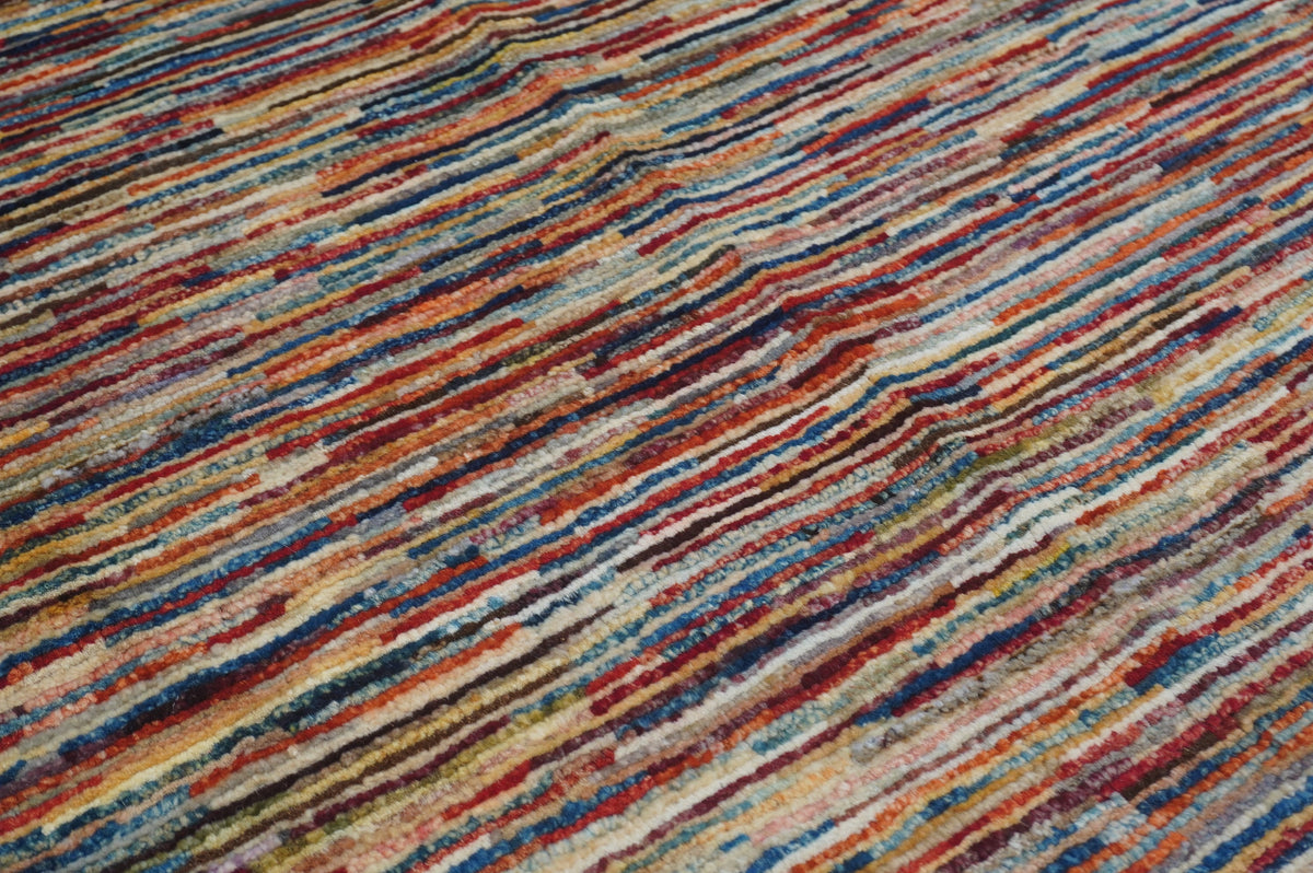 Stripe Gabbeh Multi Rug 1.95m x 1.48m
