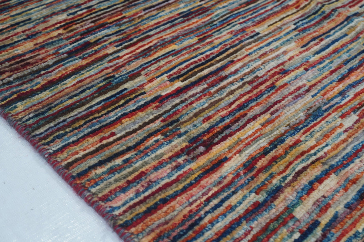 Stripe Gabbeh Multi Rug 1.95m x 1.48m