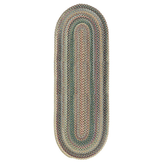Capel Rugs Bear Creek Misty Blue Oval rug 1.3m x 1.8m 0980