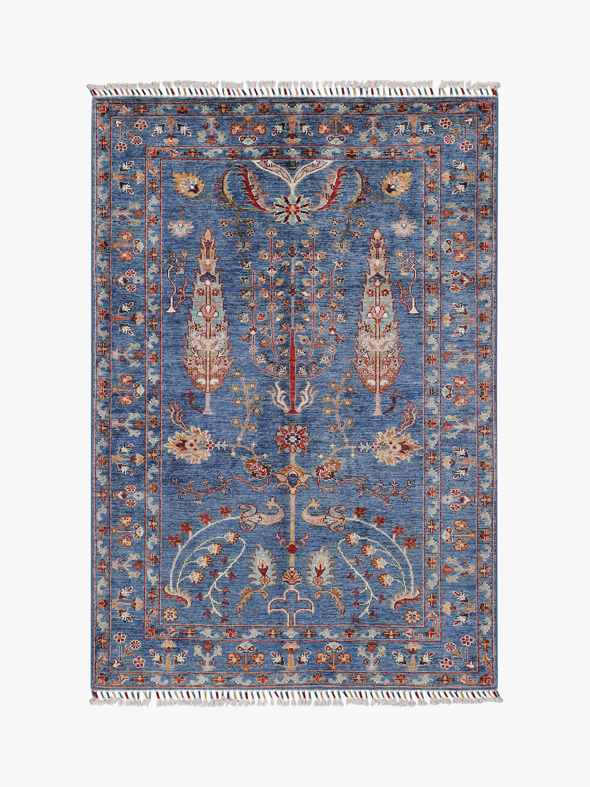 Pictorial Grove Blue Rug