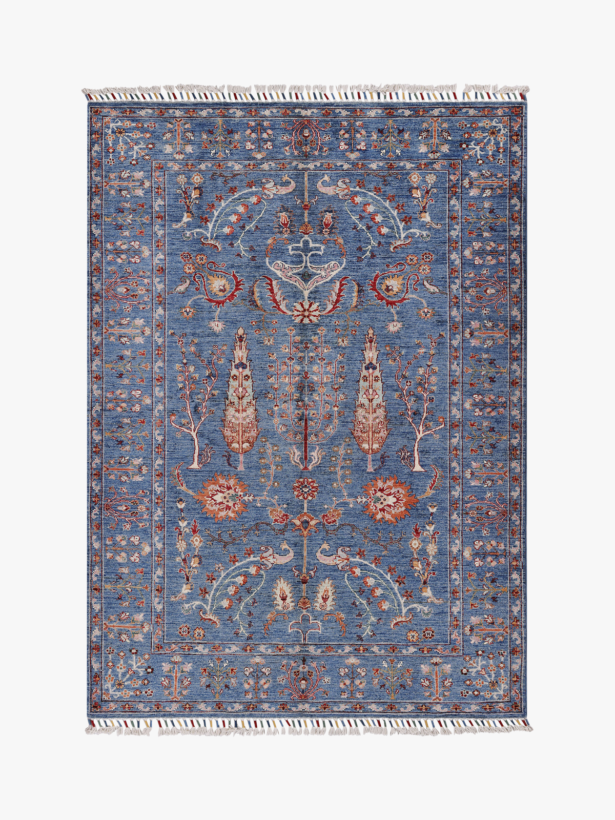 Pictorial Grove Blue Rug