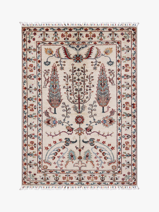Pictorial Grove Ivory Rug