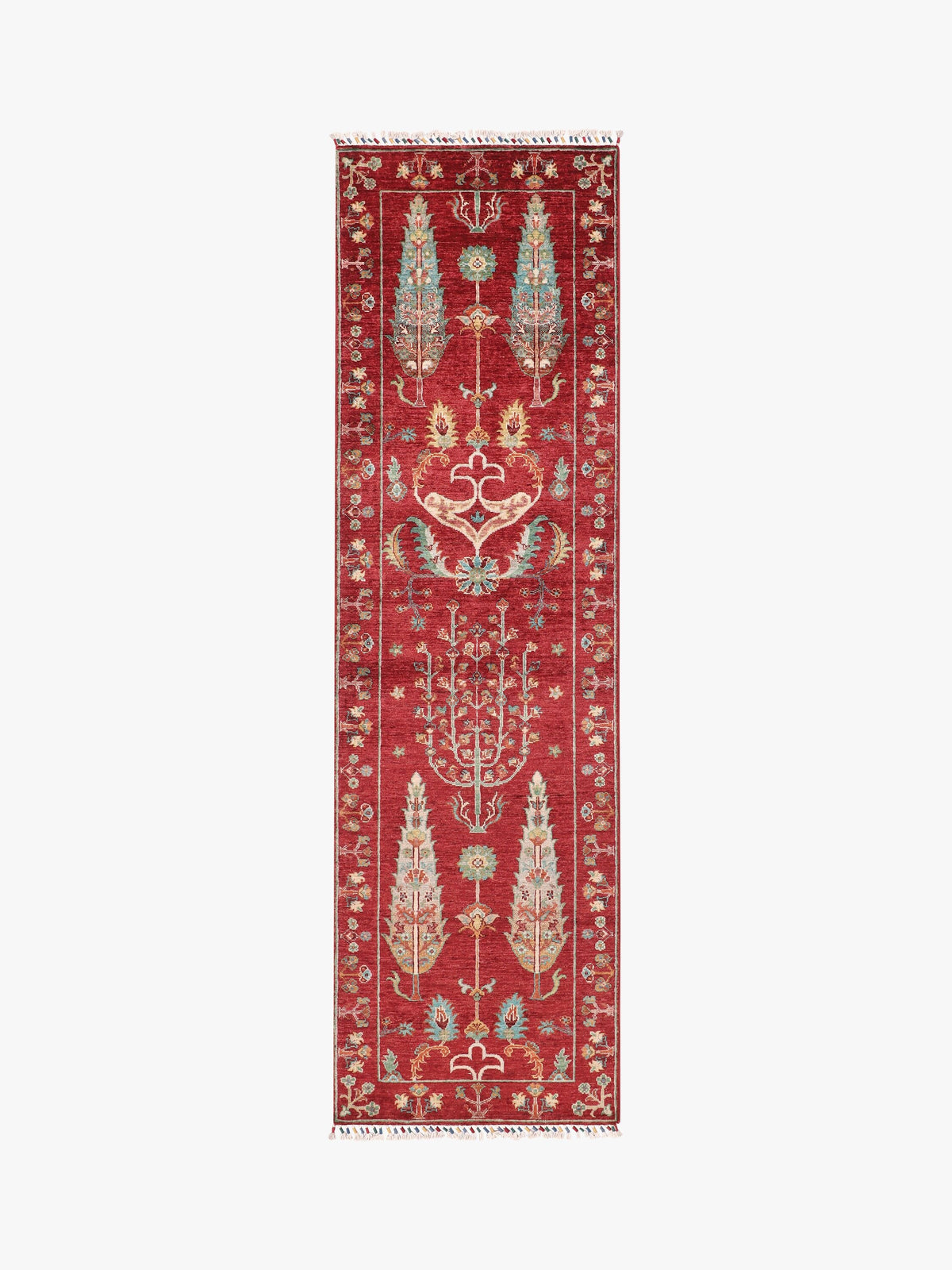 Pictorial Grove Red Rug
