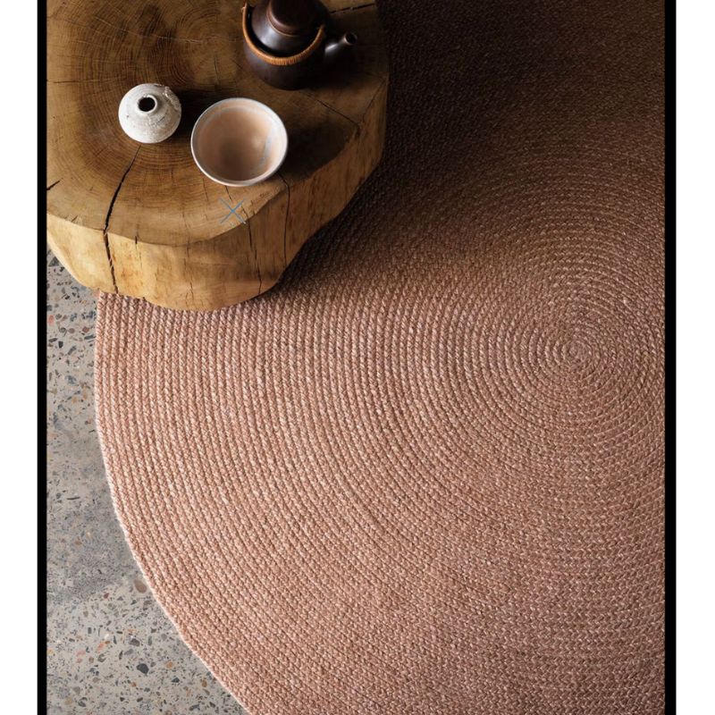Armadillo Braid rug circle