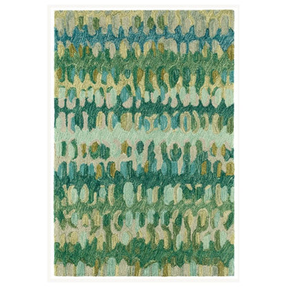 Rugs USA Paint Chip Hand Micro Hooked Wool Rug rectangle