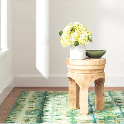 Rugs USA Paint Chip Hand Micro Hooked Wool Rug rectangle