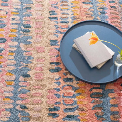 Rugs USA Paint Chip Hand Micro Hooked Wool Rug rectangle