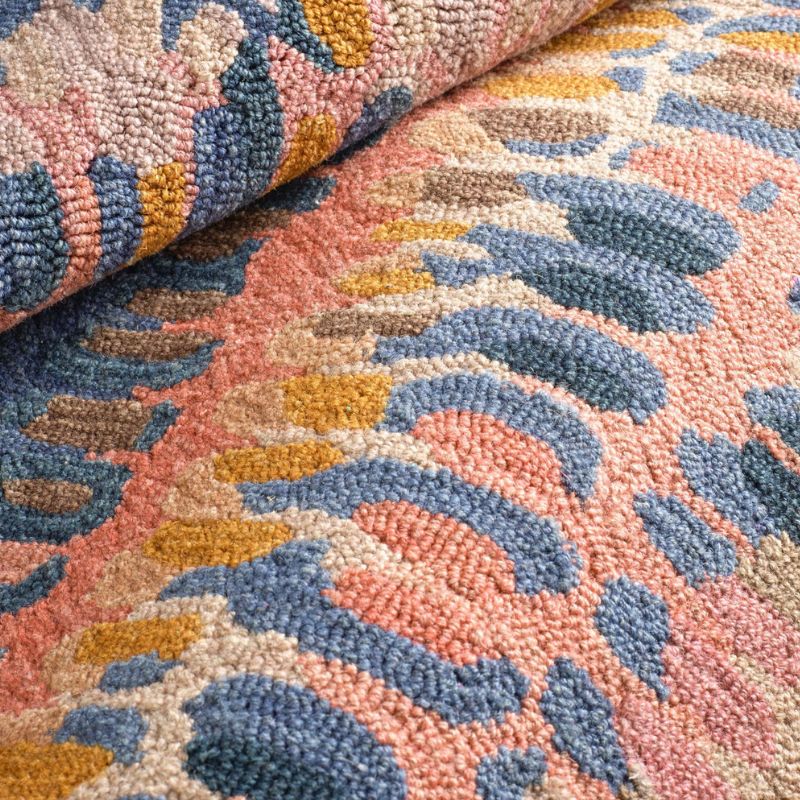 Rugs USA Paint Chip Hand Micro Hooked Wool Rug rectangle
