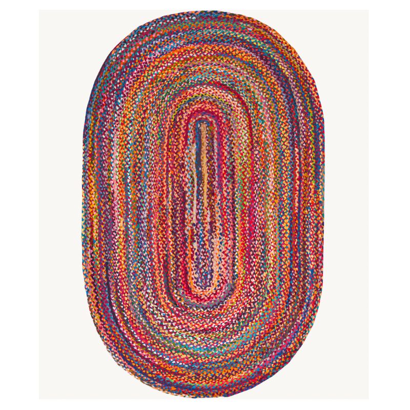 Rugs USA Bohemian Chindi Braided Rug