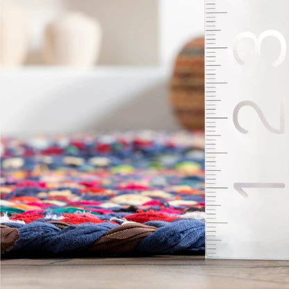 Rugs USA Bohemian Chindi Braided Rug