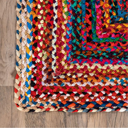 Rugs USA Bohemian Chindi Braided Rug