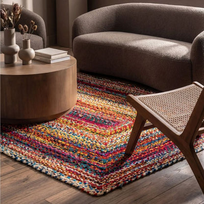 Rugs USA Bohemian Chindi Braided Rug