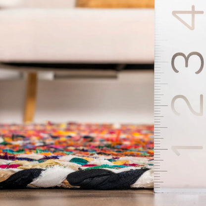 Rugs USA Bohemian Chindi Braided Rug