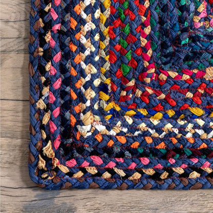 Rugs USA Bohemian Chindi Braided Rug