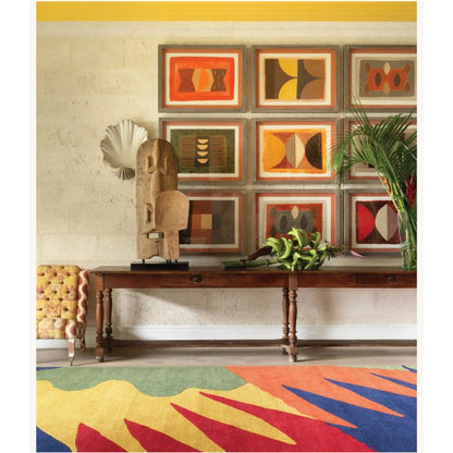 Rugs USA Graphic Hand Tufted Wool Rug rectangle