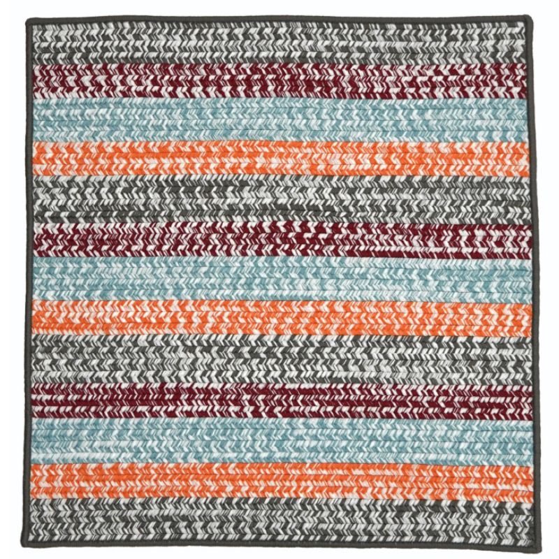 Colonial Mills Bailey Tweed Stripe square rug