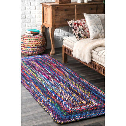 Rugs USA Bohemian Chindi Braided Rug