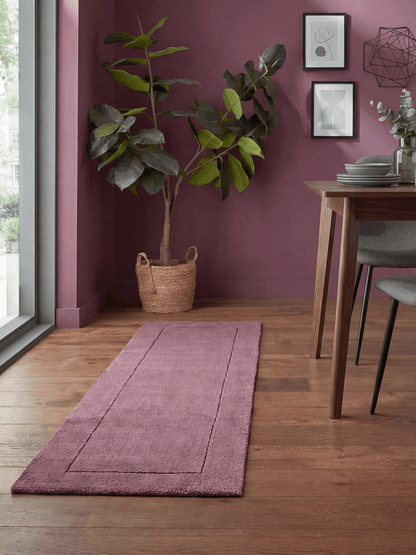 Esme Wool Mauve Runner - Esselle Home