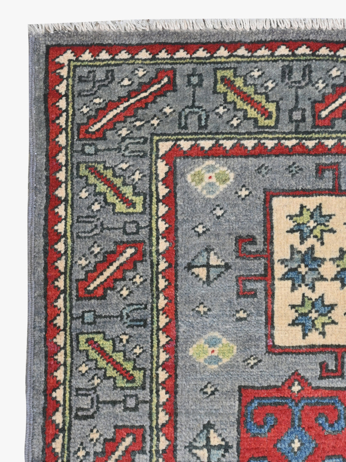 Kazak Grey Rug 1.65m x 1.25m