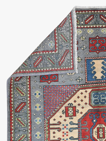 Kazak Grey Rug 1.65m x 1.25m