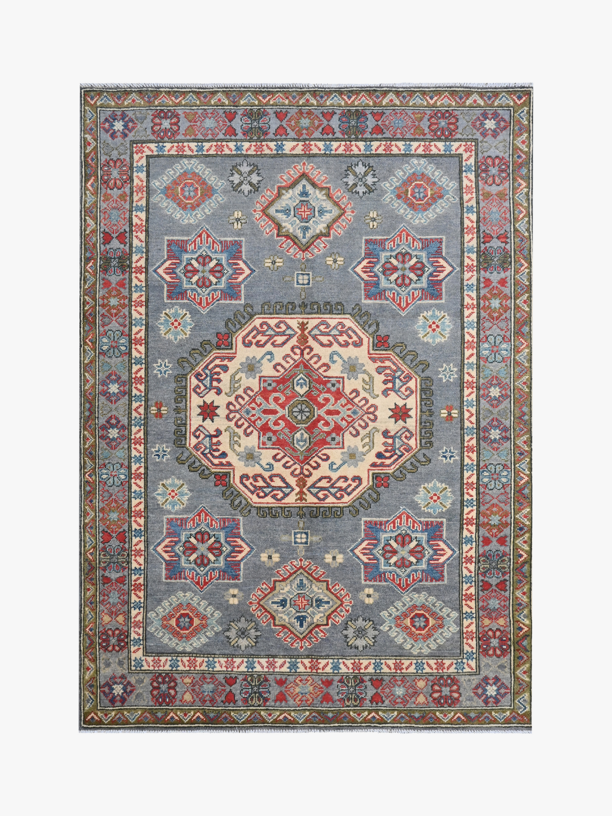 Kazak Grey Rug 1.73m x 1.25m