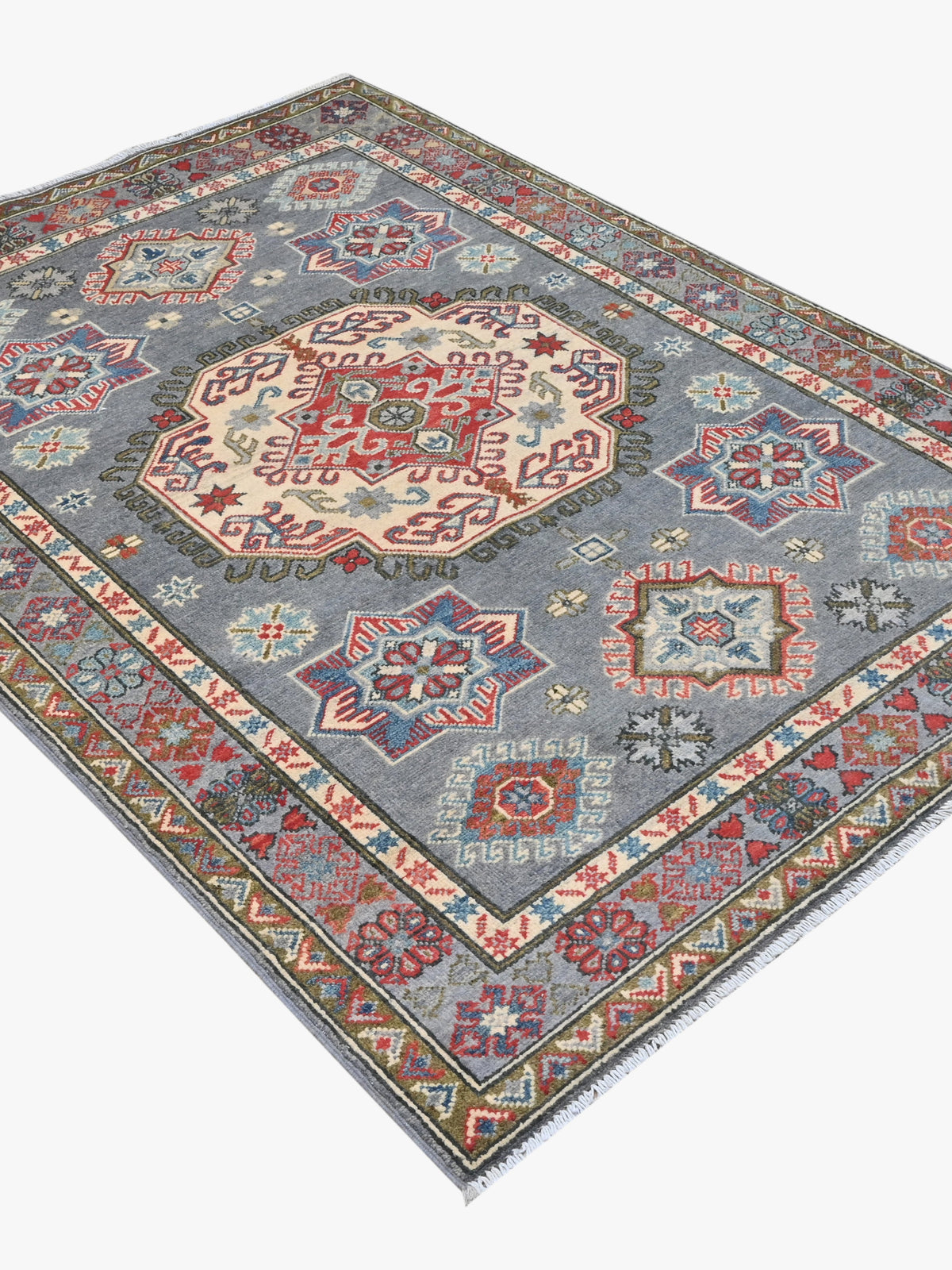Kazak Grey Rug 1.73m x 1.25m